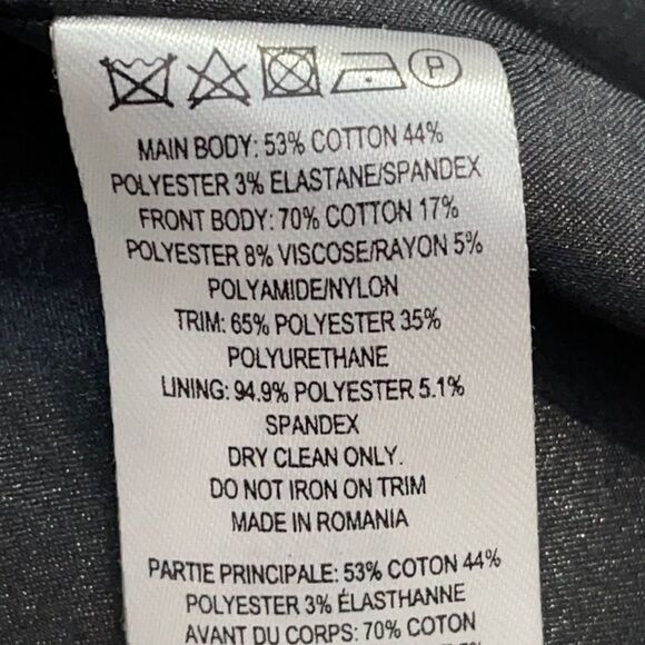 French Connection Mixed Media Jacket / Blazer - Picture 7 of 8